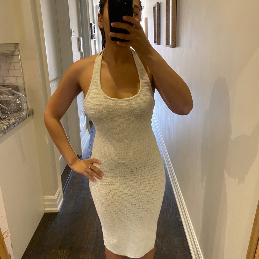 Crochet Wilfred backless dress